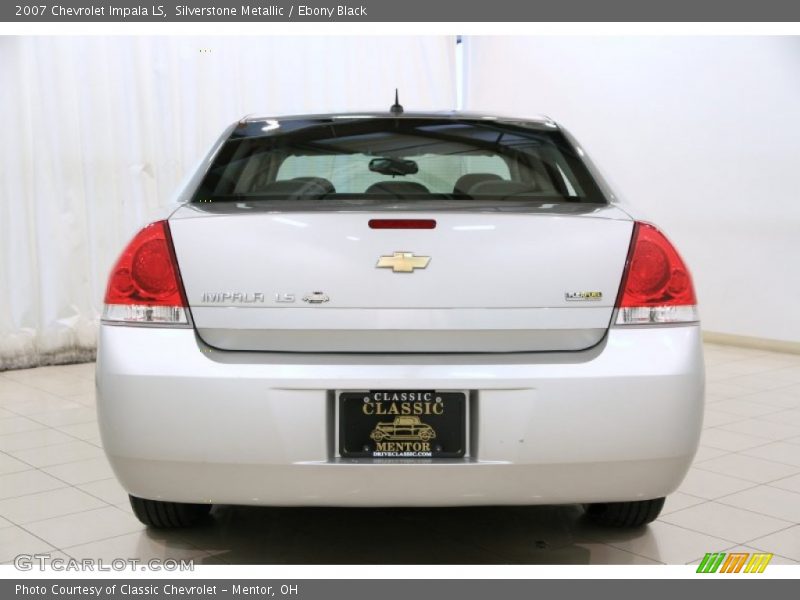 Silverstone Metallic / Ebony Black 2007 Chevrolet Impala LS