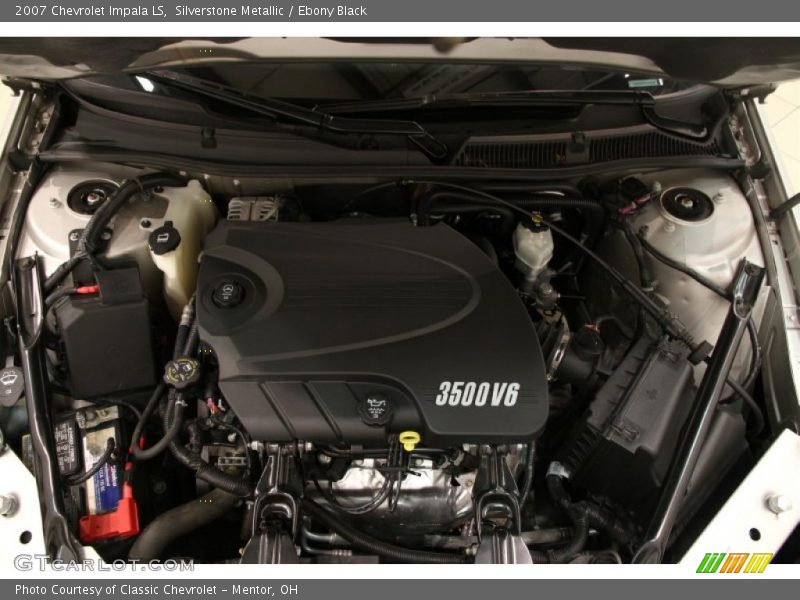 Silverstone Metallic / Ebony Black 2007 Chevrolet Impala LS