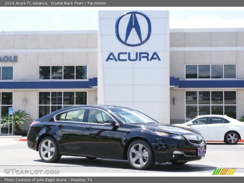 Crystal Black Pearl / Parchment 2014 Acura TL Advance