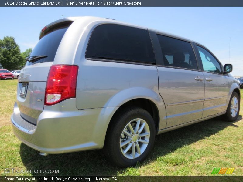 Billet Silver Metallic / Black/Light Graystone 2014 Dodge Grand Caravan SXT