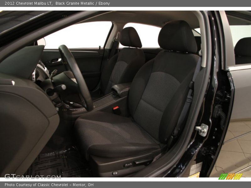 Black Granite Metallic / Ebony 2012 Chevrolet Malibu LT