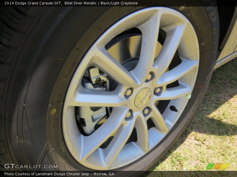 Billet Silver Metallic / Black/Light Graystone 2014 Dodge Grand Caravan SXT