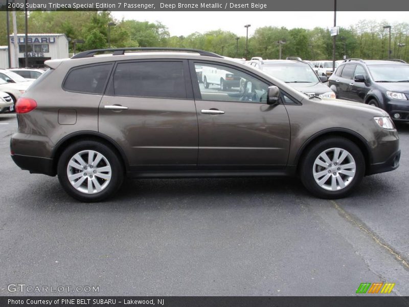 Deep Bronze Metallic / Desert Beige 2009 Subaru Tribeca Special Edition 7 Passenger