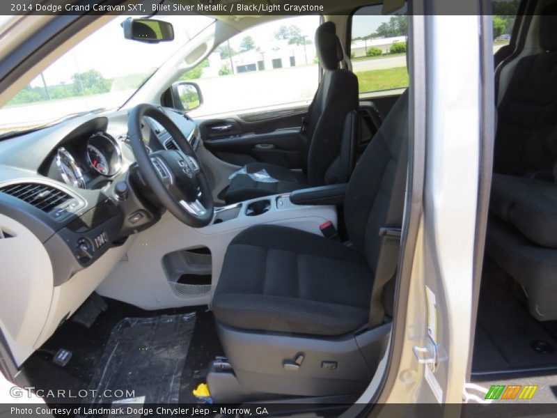 Billet Silver Metallic / Black/Light Graystone 2014 Dodge Grand Caravan SXT
