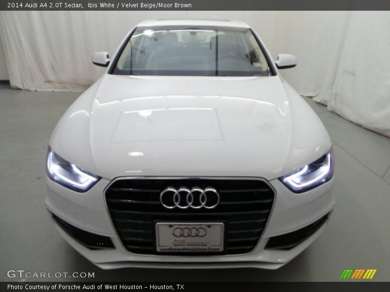 Ibis White / Velvet Beige/Moor Brown 2014 Audi A4 2.0T Sedan