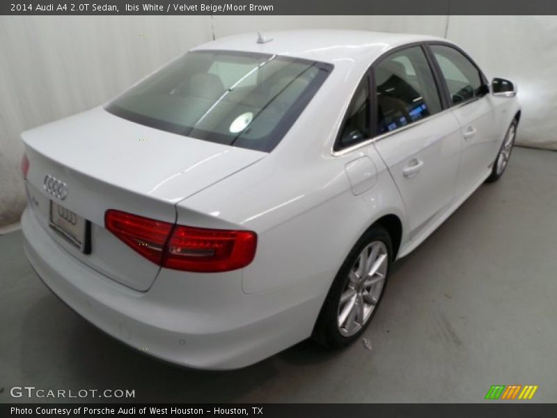 Ibis White / Velvet Beige/Moor Brown 2014 Audi A4 2.0T Sedan