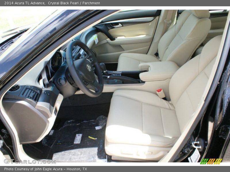 Crystal Black Pearl / Parchment 2014 Acura TL Advance