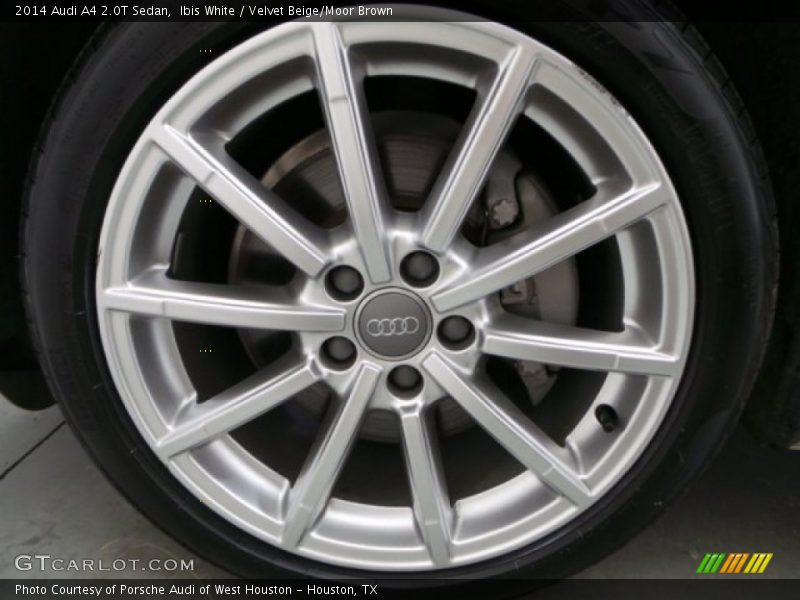 Ibis White / Velvet Beige/Moor Brown 2014 Audi A4 2.0T Sedan