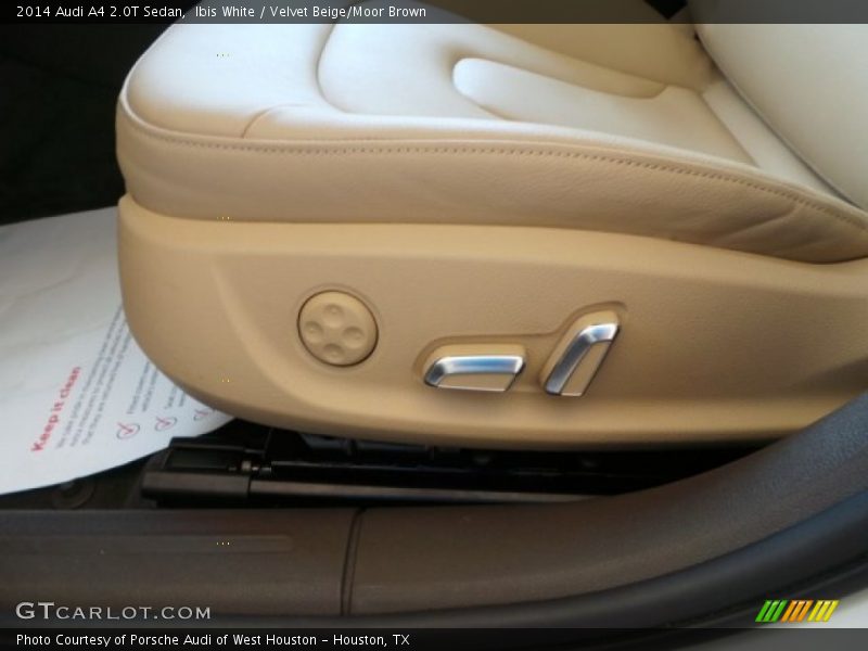 Ibis White / Velvet Beige/Moor Brown 2014 Audi A4 2.0T Sedan