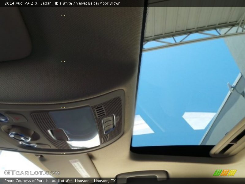 Ibis White / Velvet Beige/Moor Brown 2014 Audi A4 2.0T Sedan