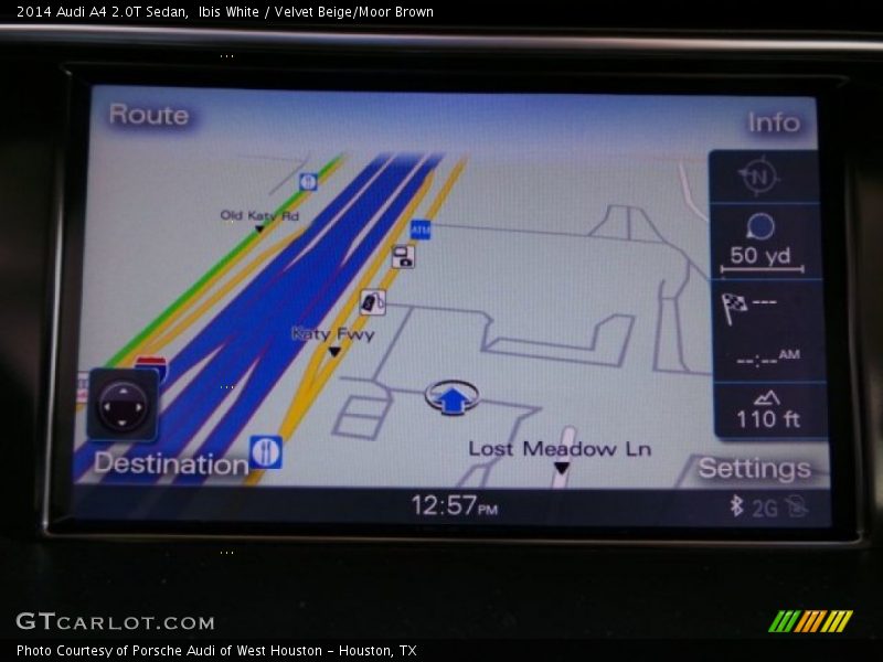 Ibis White / Velvet Beige/Moor Brown 2014 Audi A4 2.0T Sedan