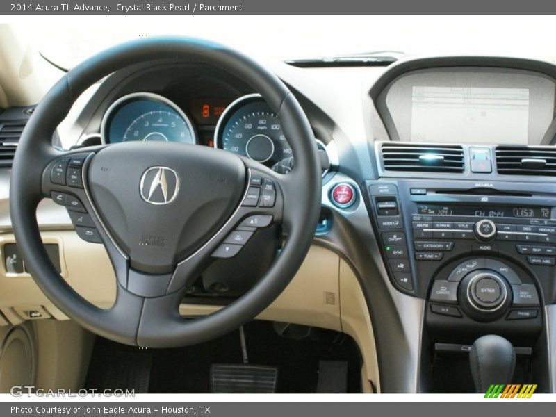 Crystal Black Pearl / Parchment 2014 Acura TL Advance