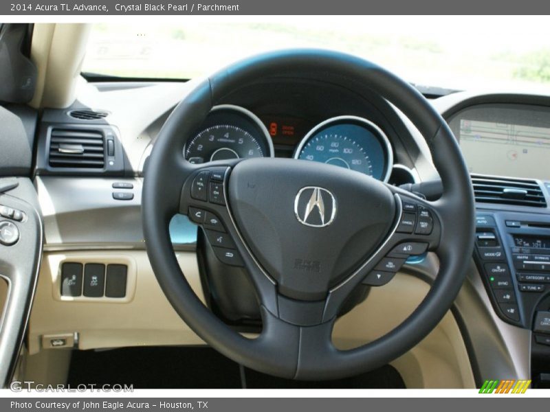 Crystal Black Pearl / Parchment 2014 Acura TL Advance