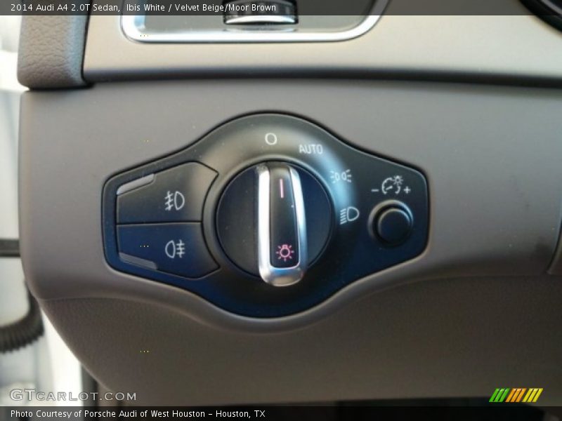 Ibis White / Velvet Beige/Moor Brown 2014 Audi A4 2.0T Sedan