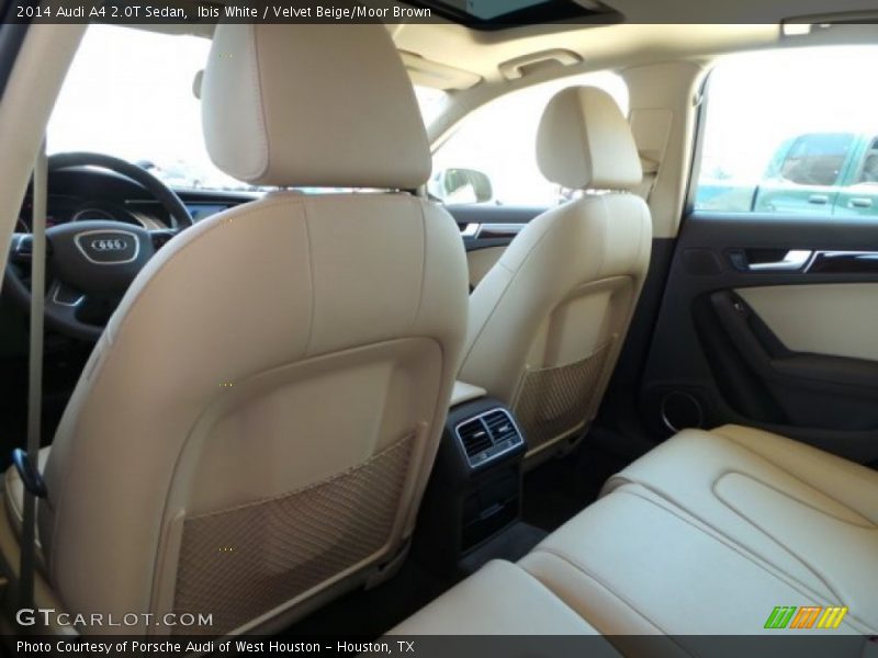 Ibis White / Velvet Beige/Moor Brown 2014 Audi A4 2.0T Sedan