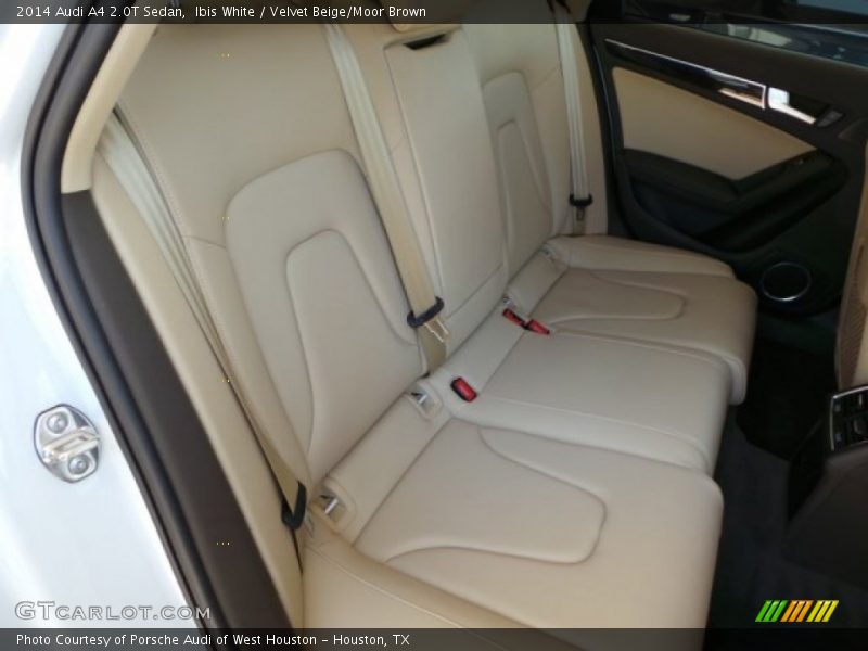 Ibis White / Velvet Beige/Moor Brown 2014 Audi A4 2.0T Sedan