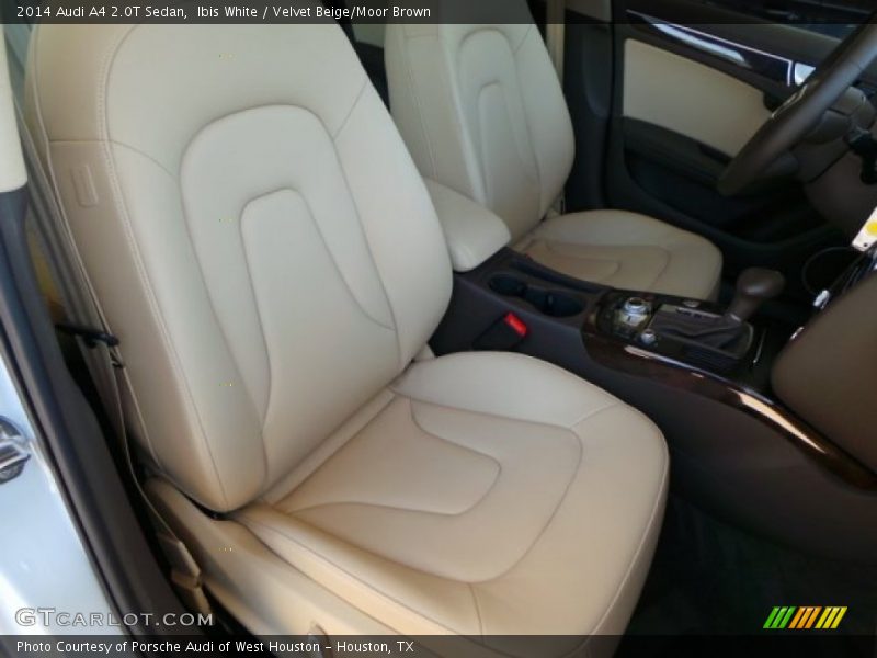 Ibis White / Velvet Beige/Moor Brown 2014 Audi A4 2.0T Sedan