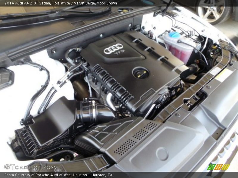 Ibis White / Velvet Beige/Moor Brown 2014 Audi A4 2.0T Sedan