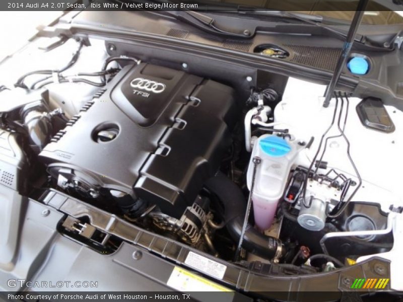 Ibis White / Velvet Beige/Moor Brown 2014 Audi A4 2.0T Sedan