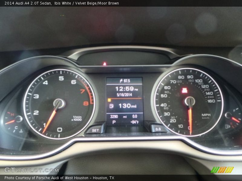 Ibis White / Velvet Beige/Moor Brown 2014 Audi A4 2.0T Sedan