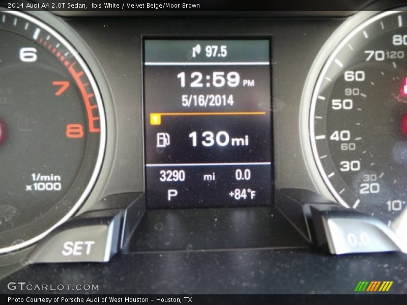 Ibis White / Velvet Beige/Moor Brown 2014 Audi A4 2.0T Sedan