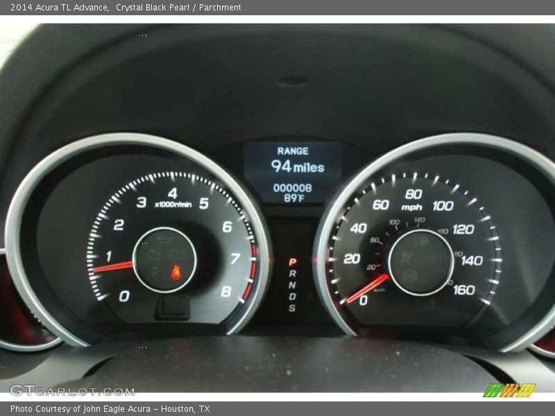 Crystal Black Pearl / Parchment 2014 Acura TL Advance