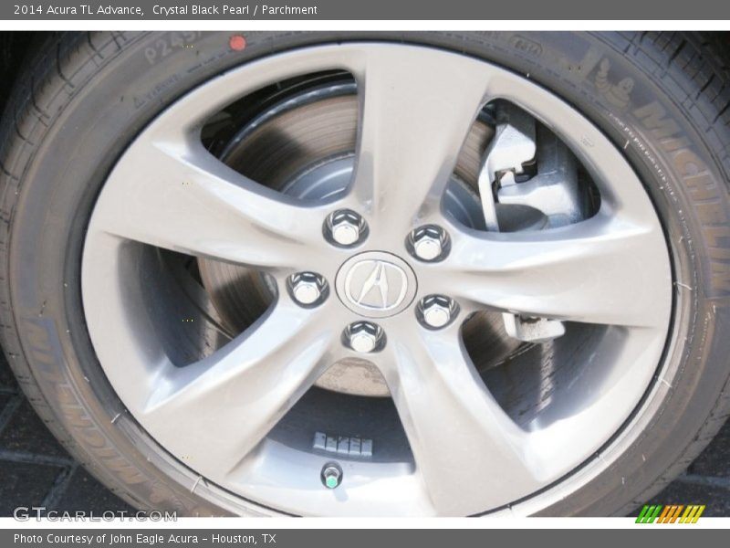 Crystal Black Pearl / Parchment 2014 Acura TL Advance