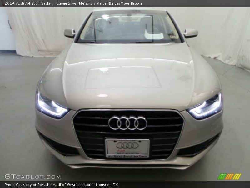 Cuvee Silver Metallic / Velvet Beige/Moor Brown 2014 Audi A4 2.0T Sedan