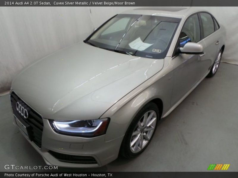 Cuvee Silver Metallic / Velvet Beige/Moor Brown 2014 Audi A4 2.0T Sedan