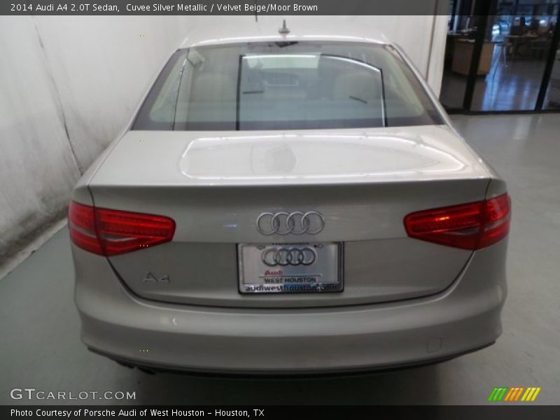 Cuvee Silver Metallic / Velvet Beige/Moor Brown 2014 Audi A4 2.0T Sedan