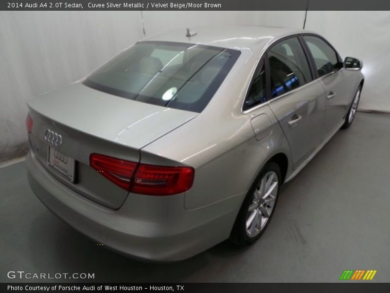 Cuvee Silver Metallic / Velvet Beige/Moor Brown 2014 Audi A4 2.0T Sedan