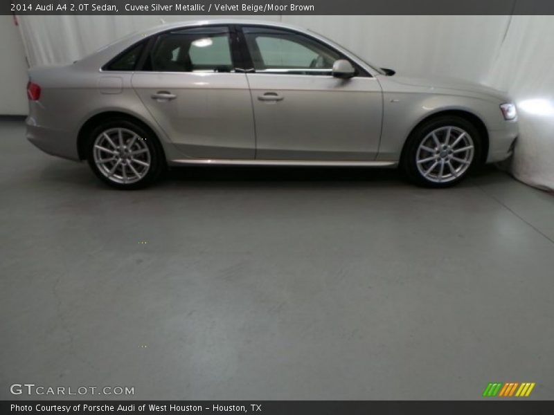 Cuvee Silver Metallic / Velvet Beige/Moor Brown 2014 Audi A4 2.0T Sedan