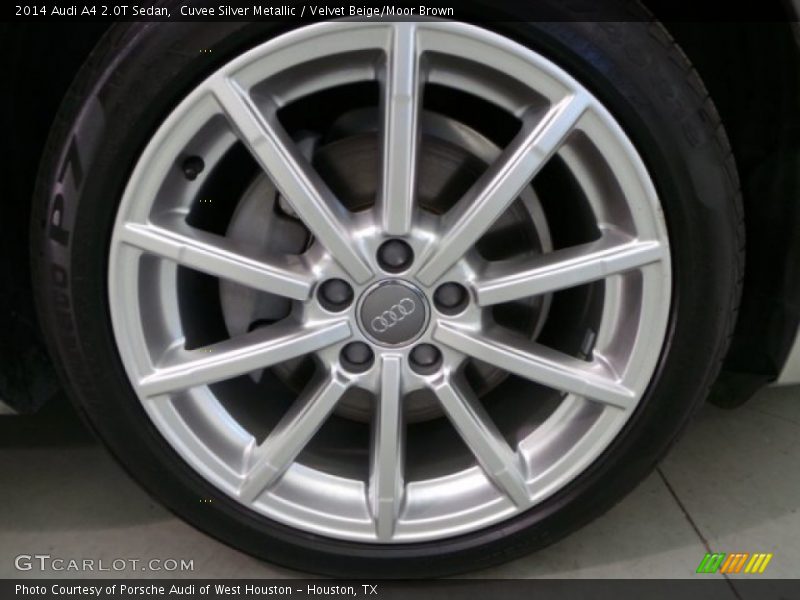 Cuvee Silver Metallic / Velvet Beige/Moor Brown 2014 Audi A4 2.0T Sedan