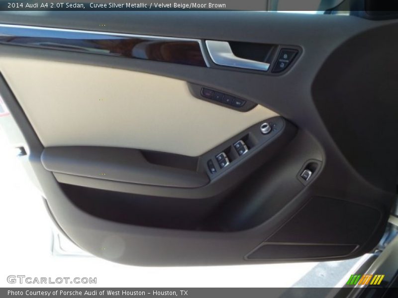 Cuvee Silver Metallic / Velvet Beige/Moor Brown 2014 Audi A4 2.0T Sedan