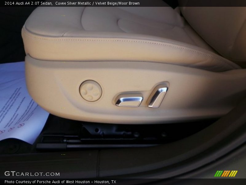 Cuvee Silver Metallic / Velvet Beige/Moor Brown 2014 Audi A4 2.0T Sedan