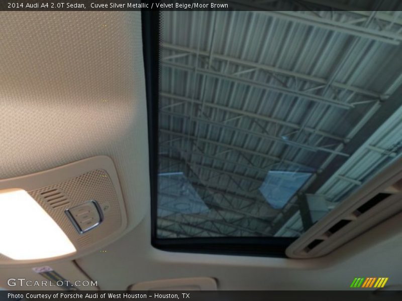 Cuvee Silver Metallic / Velvet Beige/Moor Brown 2014 Audi A4 2.0T Sedan