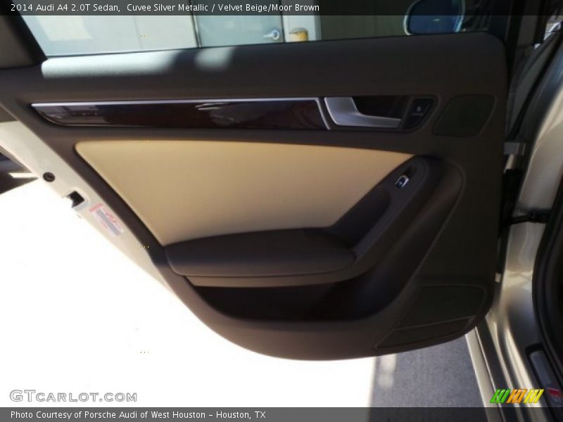 Cuvee Silver Metallic / Velvet Beige/Moor Brown 2014 Audi A4 2.0T Sedan