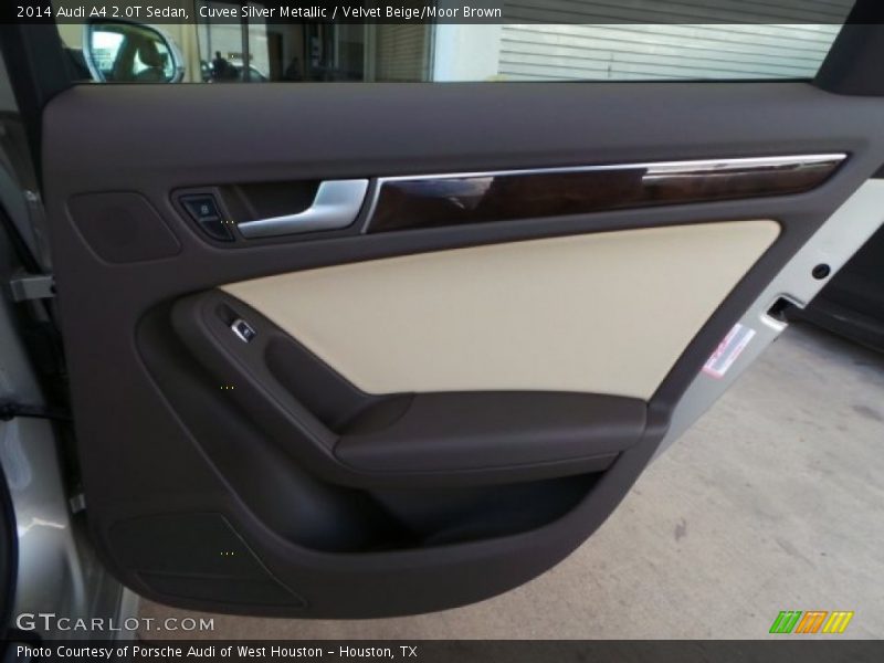 Cuvee Silver Metallic / Velvet Beige/Moor Brown 2014 Audi A4 2.0T Sedan