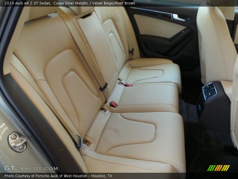 Cuvee Silver Metallic / Velvet Beige/Moor Brown 2014 Audi A4 2.0T Sedan