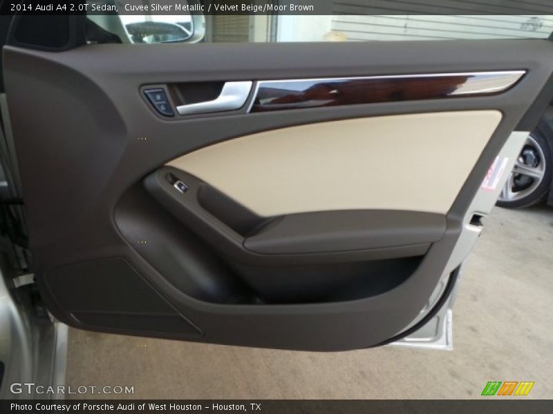 Cuvee Silver Metallic / Velvet Beige/Moor Brown 2014 Audi A4 2.0T Sedan
