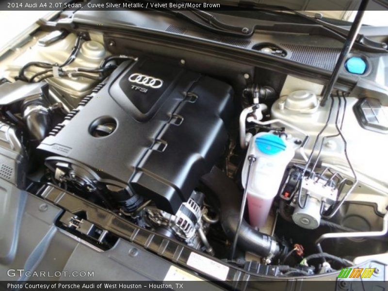 Cuvee Silver Metallic / Velvet Beige/Moor Brown 2014 Audi A4 2.0T Sedan