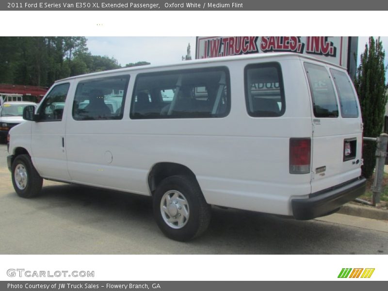 Oxford White / Medium Flint 2011 Ford E Series Van E350 XL Extended Passenger
