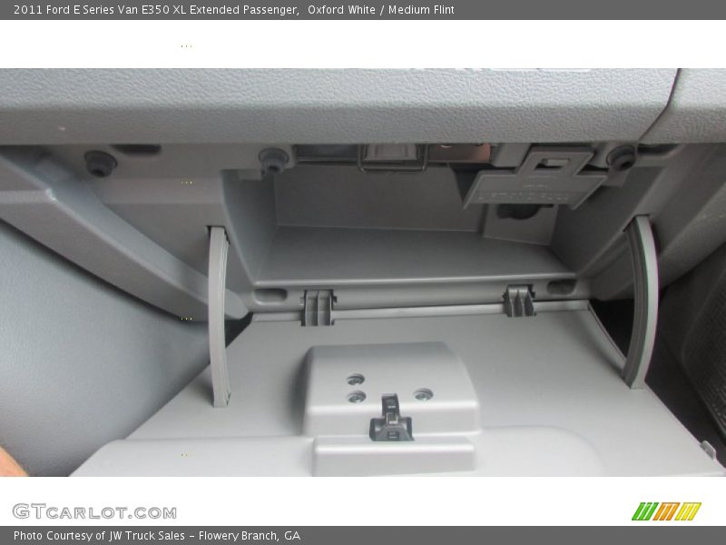 Oxford White / Medium Flint 2011 Ford E Series Van E350 XL Extended Passenger
