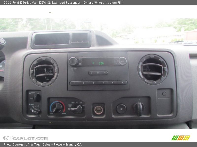 Oxford White / Medium Flint 2011 Ford E Series Van E350 XL Extended Passenger