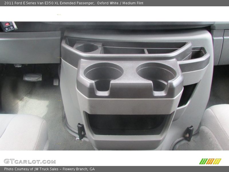 Oxford White / Medium Flint 2011 Ford E Series Van E350 XL Extended Passenger