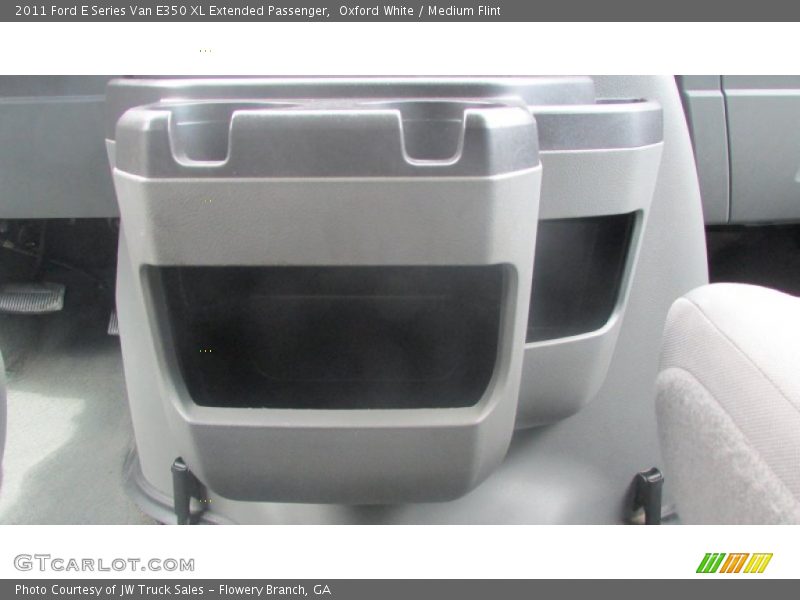 Oxford White / Medium Flint 2011 Ford E Series Van E350 XL Extended Passenger