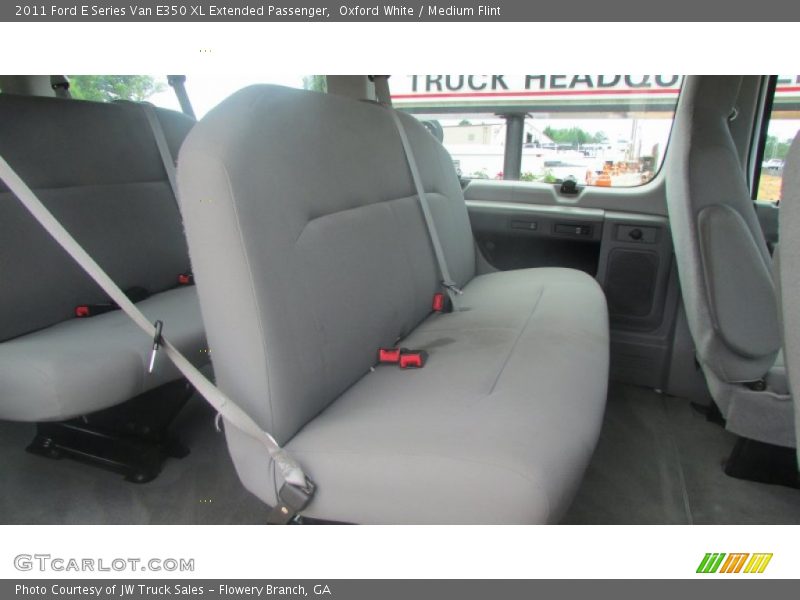 Oxford White / Medium Flint 2011 Ford E Series Van E350 XL Extended Passenger