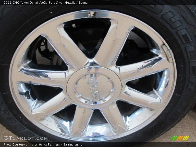 Pure Silver Metallic / Ebony 2011 GMC Yukon Denali AWD