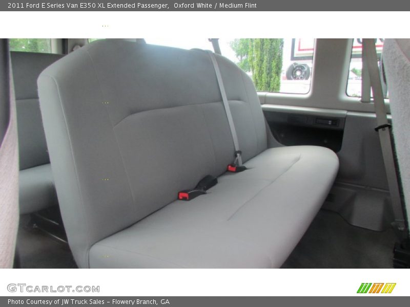Oxford White / Medium Flint 2011 Ford E Series Van E350 XL Extended Passenger