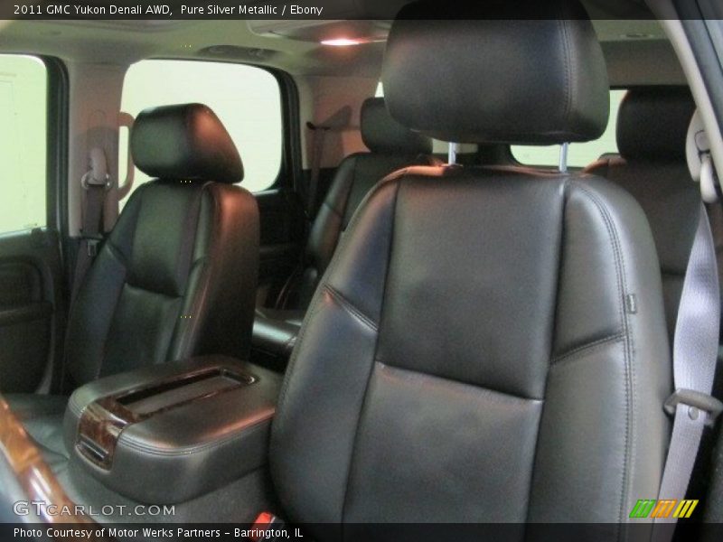 Pure Silver Metallic / Ebony 2011 GMC Yukon Denali AWD